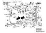 Bosch 0 603 148 842 CSB 850-2 RLT Percussion Drill 240 V / GB Spare Parts CSB850-2RLT